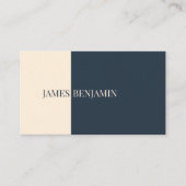 Carte De Visite Moderne double face (Devant)