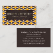 Carte De Visite Moderne du milieu du siècle (Devant / Derrière)