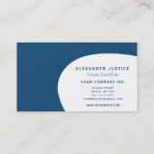 Carte De Visite Moderne du milieu du siècle moderne réversible ver (Dos)