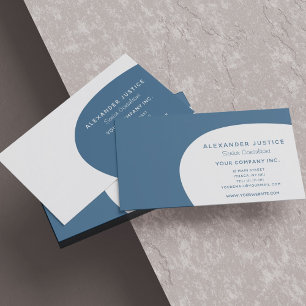 Carte De Visite Moderne du milieu du siècle moderne réversible ver