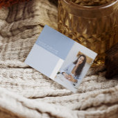 Carte De Visite Moderne Dusty Blue Professional