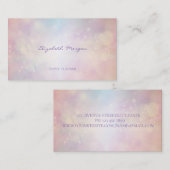 Carte De Visite Moderne Elegant Bokeh Professionnel (Devant / Derrière)