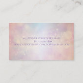 Carte De Visite Moderne Elegant Bokeh Professionnel (Dos)