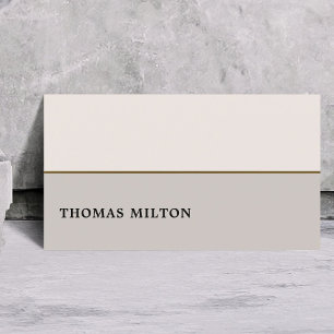 Carte De Visite Moderne Élégant Chic Cuivre Ligne Consultant