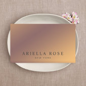 Carte De Visite Moderne Elegant Chic Ombre Professionnel