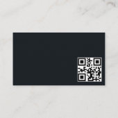 Carte De Visite Moderne Elegant Computer Repair code qr (Dos)