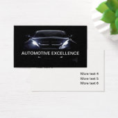 Carte de visite moderne élégant de l'automobile (Bureau)