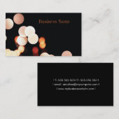 Carte de visite moderne élégant de médias de (Devant / Derrière)