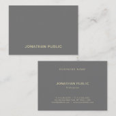 Carte De Visite Moderne Elégant Design Propre Professionnel tendan (Devant / Derrière)