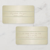 Carte De Visite Moderne Élégant Design Simple, Perles (Devant / Derrière)