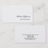 Carte de visite moderne Elegant Electrical Enginee (Devant / Derrière)