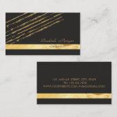 Carte De Visite Moderne Élégant, Élégant, Écarté (Devant / Derrière)