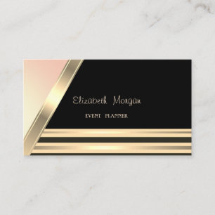 Carte De Visite Moderne Élégant, Élégant, Gratuit, Or