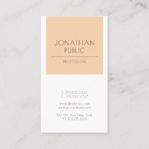 Carte De Visite Moderne élégant élégant sobre sobre tendance Apric