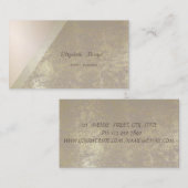 Carte De Visite Moderne, élégant, géométrique professionnelle (Devant / Derrière)