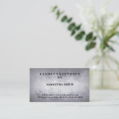 Carte De Visite Moderne Elegant Lashes Extension Professionnel (Debout devant)