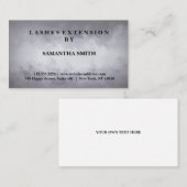 Carte De Visite Moderne Elegant Lashes Extension Professionnel (Devant / Derrière)