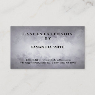 Carte De Visite Moderne Elegant Lashes Extension Professionnel