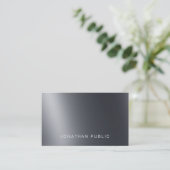 Carte De Visite Moderne Élégant Lumière Et Ombre Créatif Plaque Ha (Debout devant)