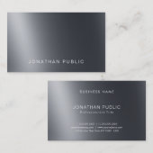 Carte De Visite Moderne Élégant Lumière Et Ombre Créatif Plaque Ha (Devant / Derrière)