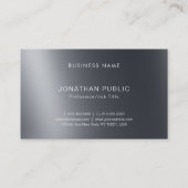 Carte De Visite Moderne Élégant Lumière Et Ombre Créatif Plaque Ha (Dos)
