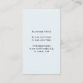 Carte De Visite Moderne Elégant Massage Photo (Dos)