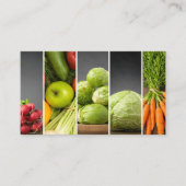 Carte De Visite Moderne Élégant nutritionniste Personnalisé Chef P (Devant)