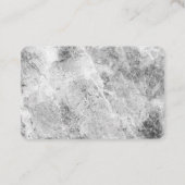 Carte De Visite Moderne Elegant Plain Professional Gris Mur (Dos)