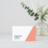 Carte De Visite Moderne Elegant Professional Modèle Classy (Debout devant)