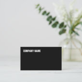 Carte De Visite Moderne Elegant Professional Simple Company (Debout devant)