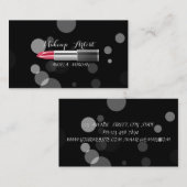 Carte De Visite Moderne, élégant, professionnel - bâton de maquill (Devant / Derrière)