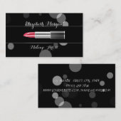 Carte De Visite Moderne, élégant, professionnel - bâton de maquill (Devant / Derrière)