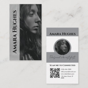 Carte De Visite Moderne Élégant Professionnel Élégant Monochrome P