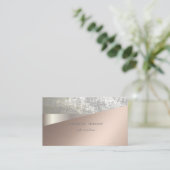 Carte De Visite Moderne Elegant Professionnel, Géométrique, Abstra (Debout devant)