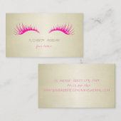 Carte De Visite Moderne Élégant Professionnel Lashes (Devant / Derrière)