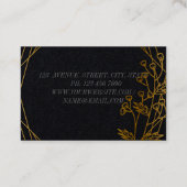 Carte De Visite Moderne Elegant Professionnel Lotus flower Bu (Dos)