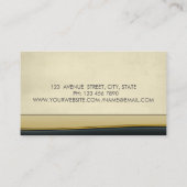 Carte De Visite Moderne Élégant Professionnel, Parties scintillant (Dos)