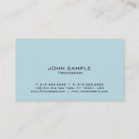Moderne Elégant Professionnel Simple Design Bleu
