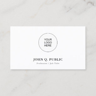 Carte De Visite Moderne Élégant Professionnel Simple Modèle