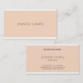 Carte De Visite Moderne Elégant Propre Graphisme Design Luxe tenda (Devant / Derrière)