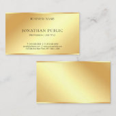 Carte De Visite Moderne Elegant Simple Design Modèle Professionnel (Devant / Derrière)