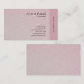 Carte De Visite Moderne Elegant Simple Modèle professionnel (Devant / Derrière)