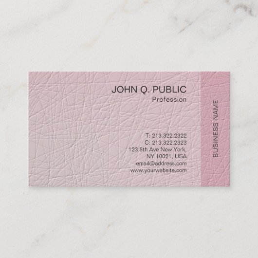 Carte De Visite Moderne Elegant Simple Modèle professionnel (Devant)