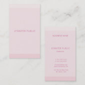 Carte De Visite Moderne Elegant Trend Couleurs Modèle Professionne (Devant / Derrière)