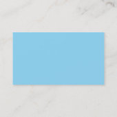 Carte De Visite Moderne Élégant Unique Simple Jaune Bleu (Dos)