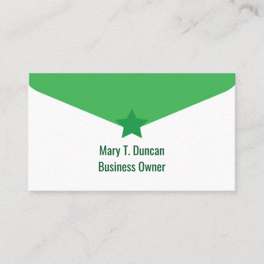 Carte De Visite Moderne Elegant Vert Beige Consultant Couverture D (Devant)