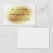 Carte De Visite Moderne Elite Gold Design élégant luxe tendance (Devant / Derrière)