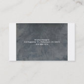 Carte de visite moderne en ardoise (Dos)