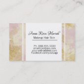 Carte De Visite Moderne en pastel d'abrégé sur lavande de parties (Dos)