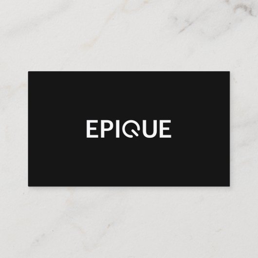 Carte de visite moderne Epique (Dos)